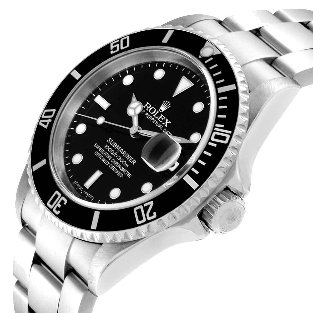 Rolex Black Stainless Steel Submariner Date
Rolex Black Stainless Steel Submariner Date