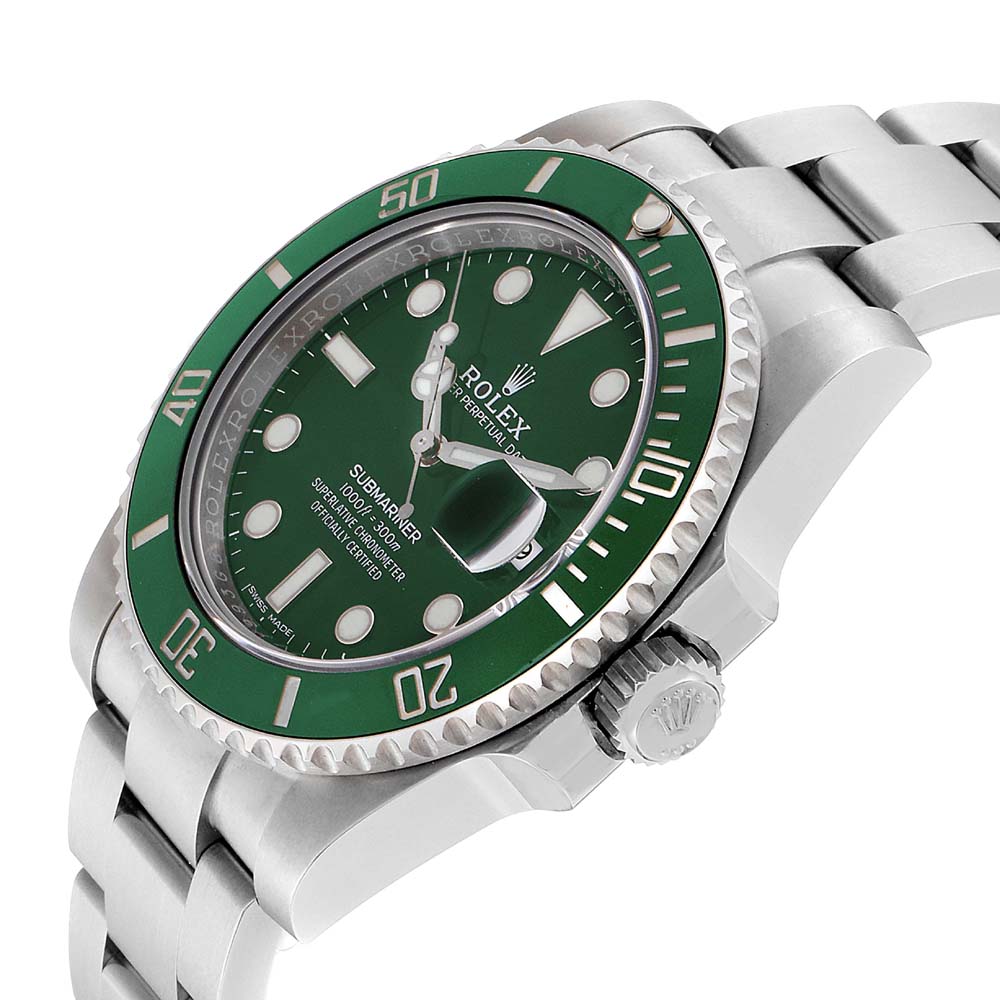 Rolex Green Stainless Steel Submariner Hulk
Rolex Green Stainless Steel Submariner Hulk
