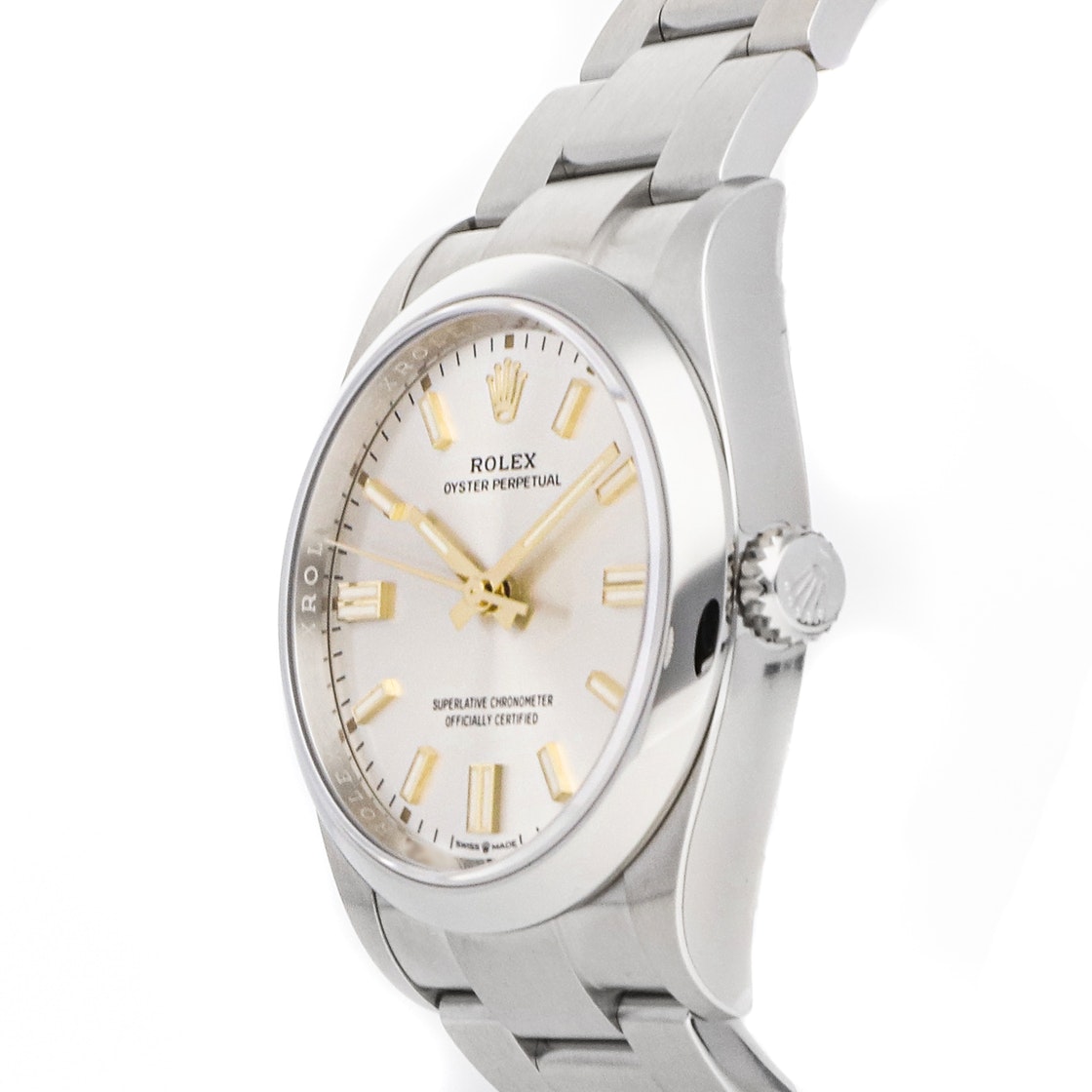Rolex Silver Stainless Steel Oyster Perpetual 126000 Men's Wristwatch 36 MM
Rolex Silver Stainless Steel Oyster Perpetual 126000 Men's Wristwatch 36 MM