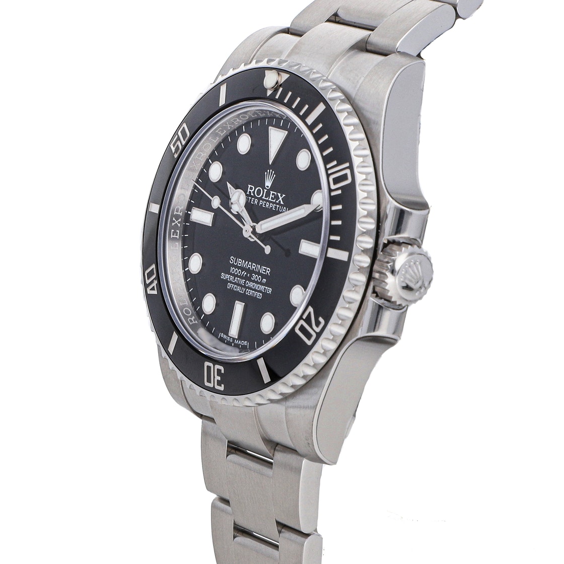 Rolex Black Stainless Steel Submariner 114060 Men's Wristwatch 40 MM
Rolex Black Stainless Steel Submariner 114060 Men's Wristwatch 40 MM