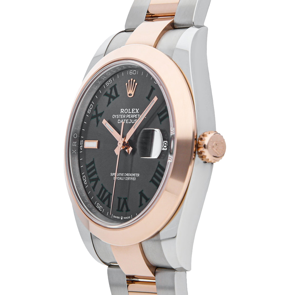 Rolex Grey 18k Rose Gold And Stainless Steel Datejust II 126301 Men's Wristwatch 41 MM
Rolex Grey 18k Rose Gold And Stainless Steel Datejust II 126301 Men's Wristwatch 41 MM