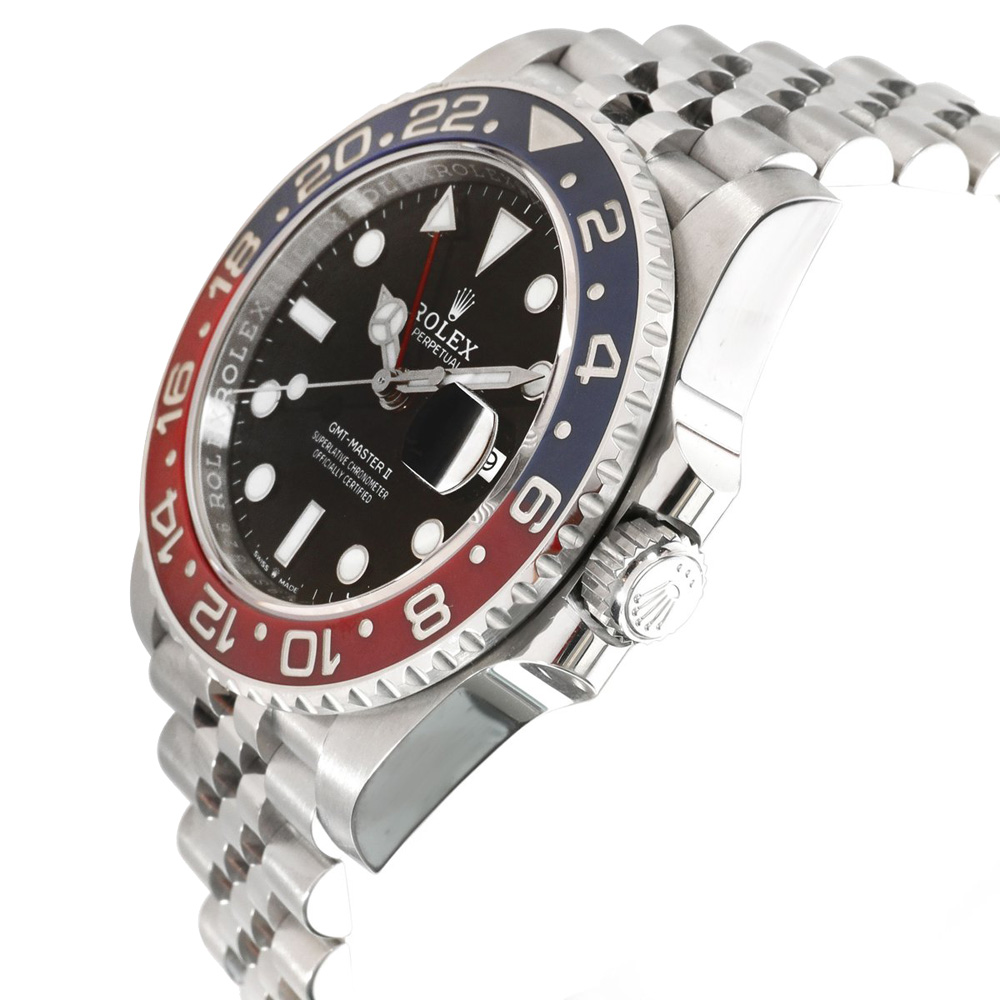 Rolex Black Stainless Steel GMT Master II 126710BLRO Men's Wristwatch 40 MM
Rolex Black Stainless Steel GMT Master II 126710BLRO Men's Wristwatch 40 MM