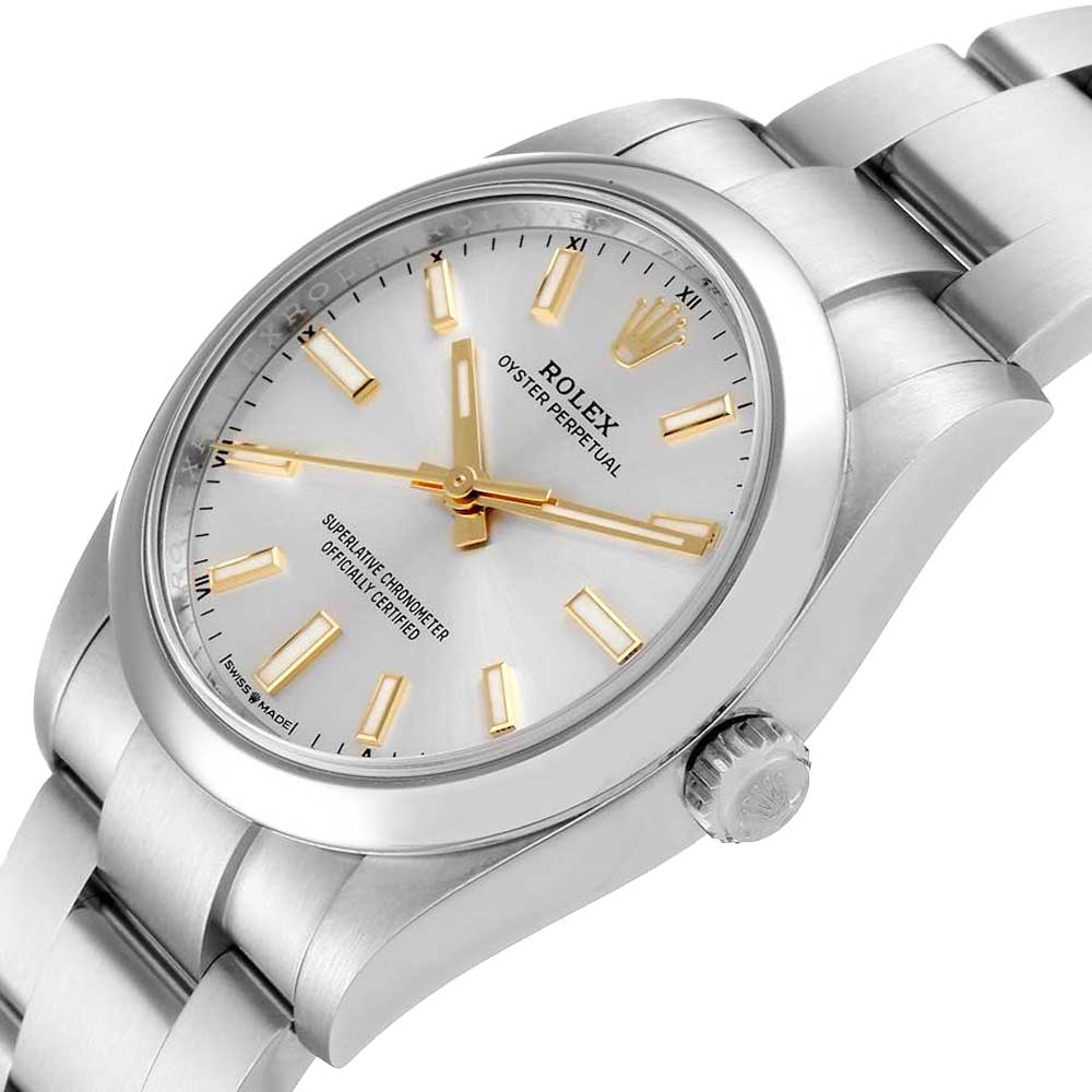Rolex Silver Stainless Steel Oyster Perpetual 124200 Men's Wristwatch 34 MM
Rolex Silver Stainless Steel Oyster Perpetual 124200 Men's Wristwatch 34 MM