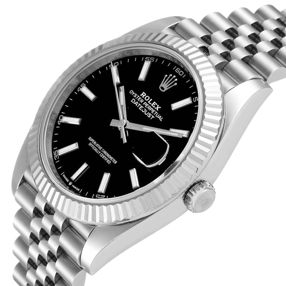 Rolex Black 18K White Gold And Stainless Steel Datejust II 126334 Men's Wristwatch 41 MM
Rolex Black 18K White Gold And Stainless Steel Datejust II 126334 Men's Wristwatch 41 MM