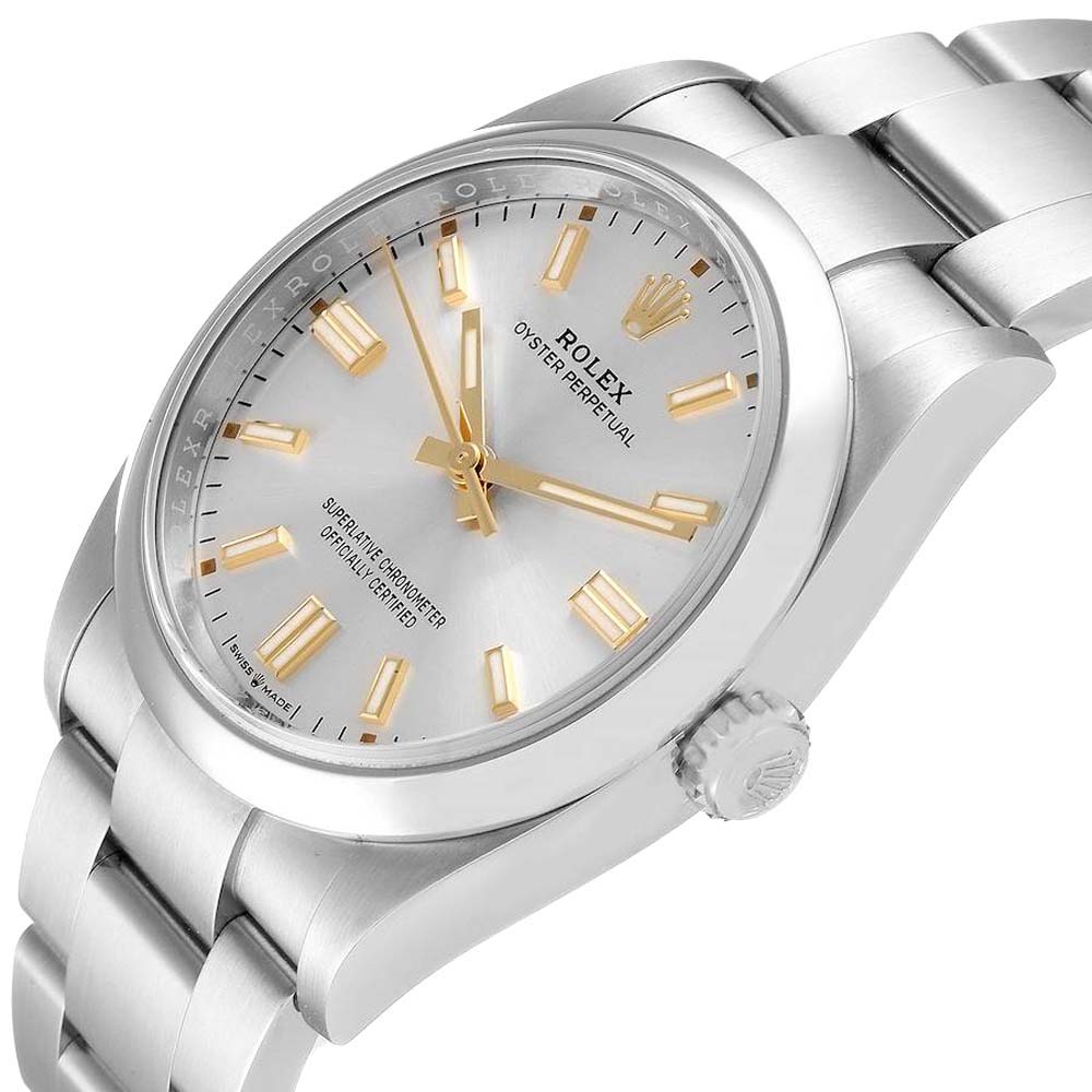 Rolex Silver Stainless Steel Oyster Perpetual 126000 Men's Wristwatch 36 MM
Rolex Silver Stainless Steel Oyster Perpetual 126000 Men's Wristwatch 36 MM