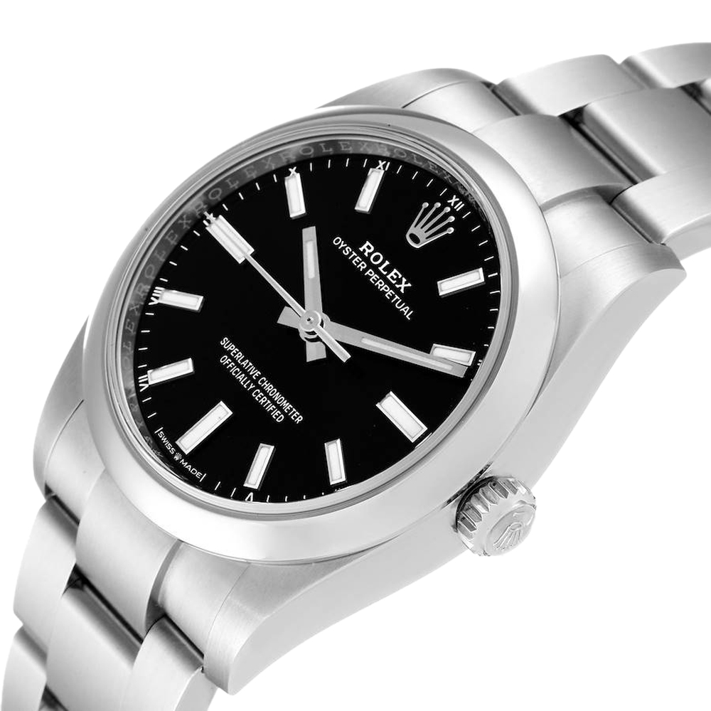 Rolex Black Stainless Steel Oyster Perpetual 124200 Men's Wristwatch 34 MM
Rolex Black Stainless Steel Oyster Perpetual 124200 Men's Wristwatch 34 MM