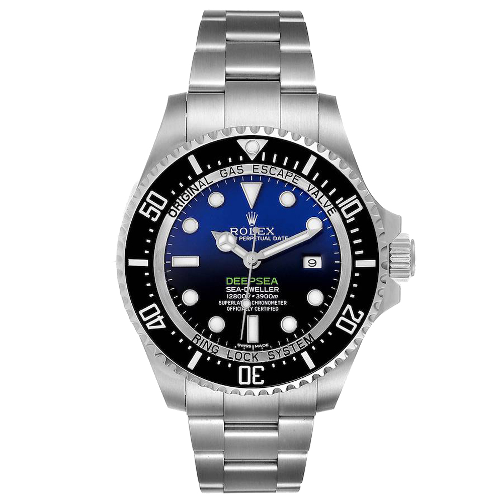 Rolex Black Stainless Steel Seadweller Deepsea 116660 Men's Wristwatch 44 MM