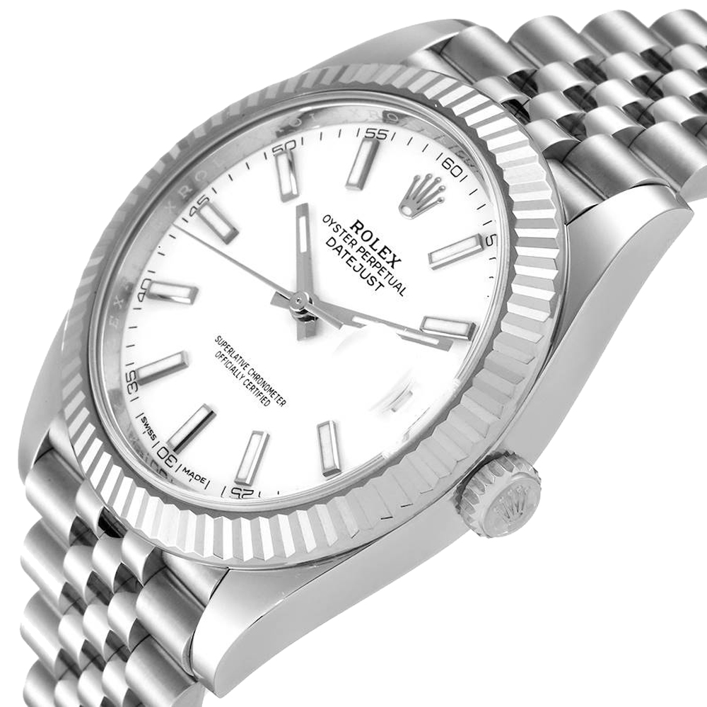 Rolex White 18K White Gold And Stainless Steel Datejust 126334 Men's Wristwatch 41 MM
Rolex White 18K White Gold And Stainless Steel Datejust 126334 Men's Wristwatch 41 MM