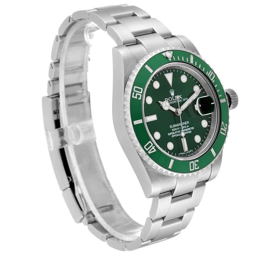 Rolex Green Stainless Steel Submariner Hulk 116610LV Men's Wristwatch 40 MM5