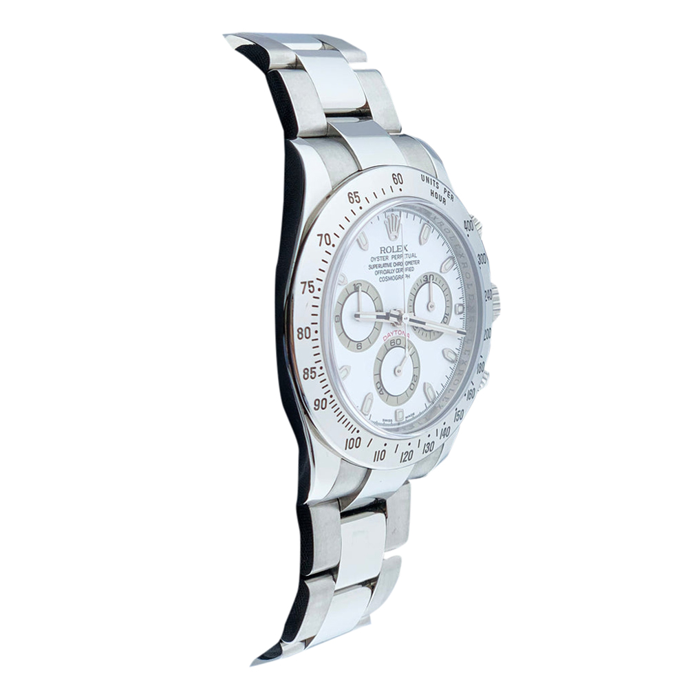 Rolex Silver Stainless Steel Cosmograph Daytona 116520 Automatic Men's Wristwatch 40 MM
Rolex Silver Stainless Steel Cosmograph Daytona 116520 Automatic Men's Wristwatch 40 MM