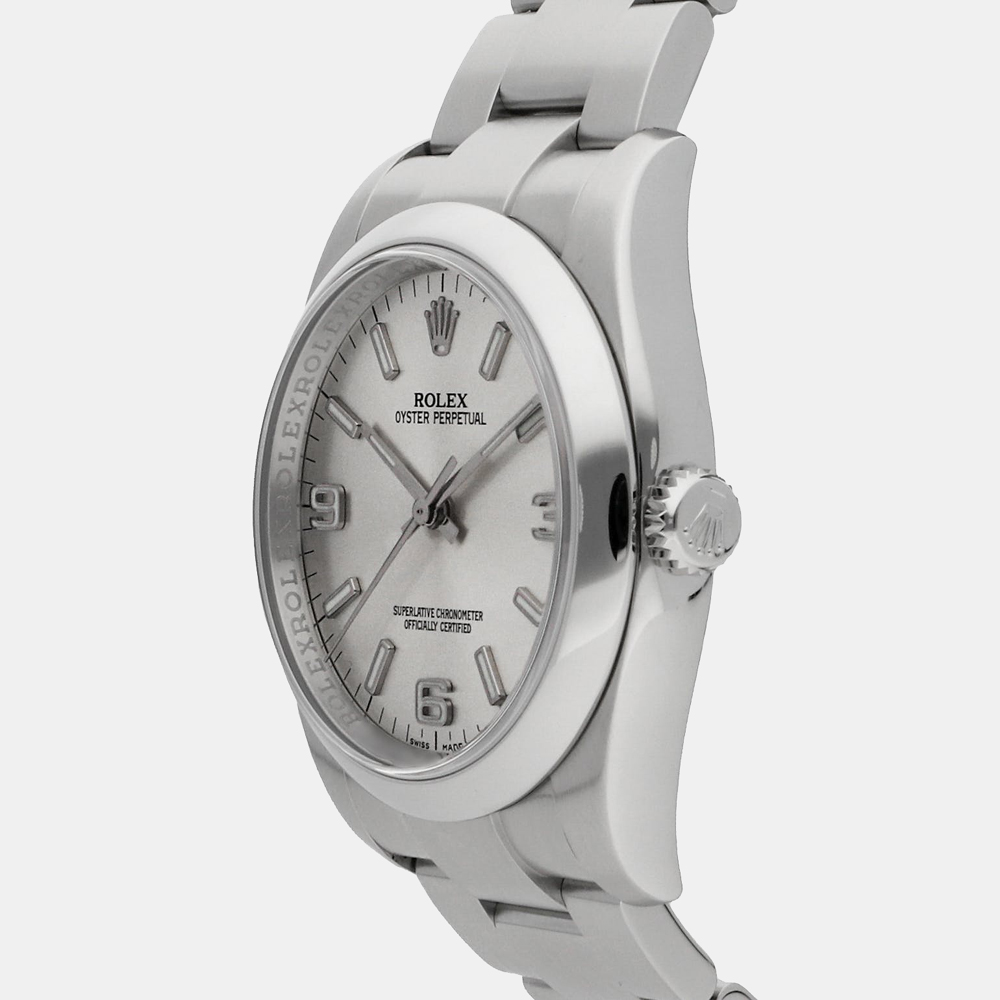 Rolex Silver Stainless Steel Oyster Perpetual 116000 Men's Wristwatch 36 MM
Rolex Silver Stainless Steel Oyster Perpetual 116000 Men's Wristwatch 36 MM