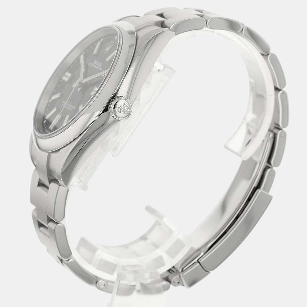 Rolex Black Stainless Steel Oyster Perpetual 124300 Men's Wristwatch 41 mm
Rolex Black Stainless Steel Oyster Perpetual 124300 Men's Wristwatch 41 mm