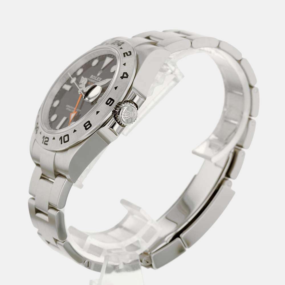 Rolex Black Stainless Steel Explorer II 226570 Men's Wristwatch 42 mm
Rolex Black Stainless Steel Explorer II 226570 Men's Wristwatch 42 mm