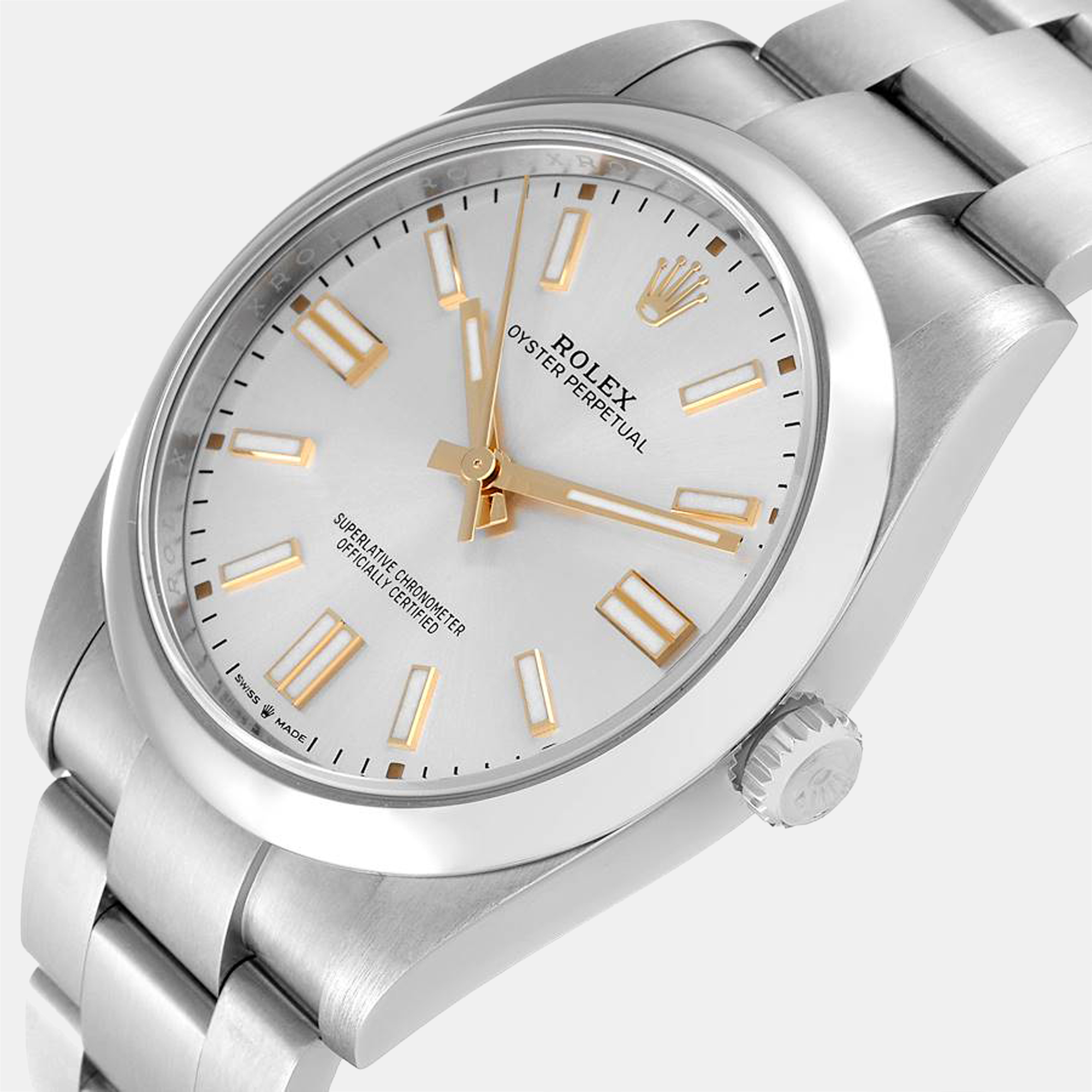 Rolex Silver Stainless Steel Oyster Perpetual 124300 Automatic Men's Wristwatch 41 mm
Rolex Silver Stainless Steel Oyster Perpetual 124300 Automatic Men's Wristwatch 41 mm