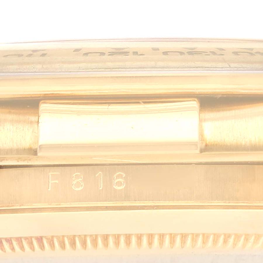 Rolex MOP 18K Yellow Gold Cosmograph Daytona 116518 Automatic Men's Wristwatch 40 Mm