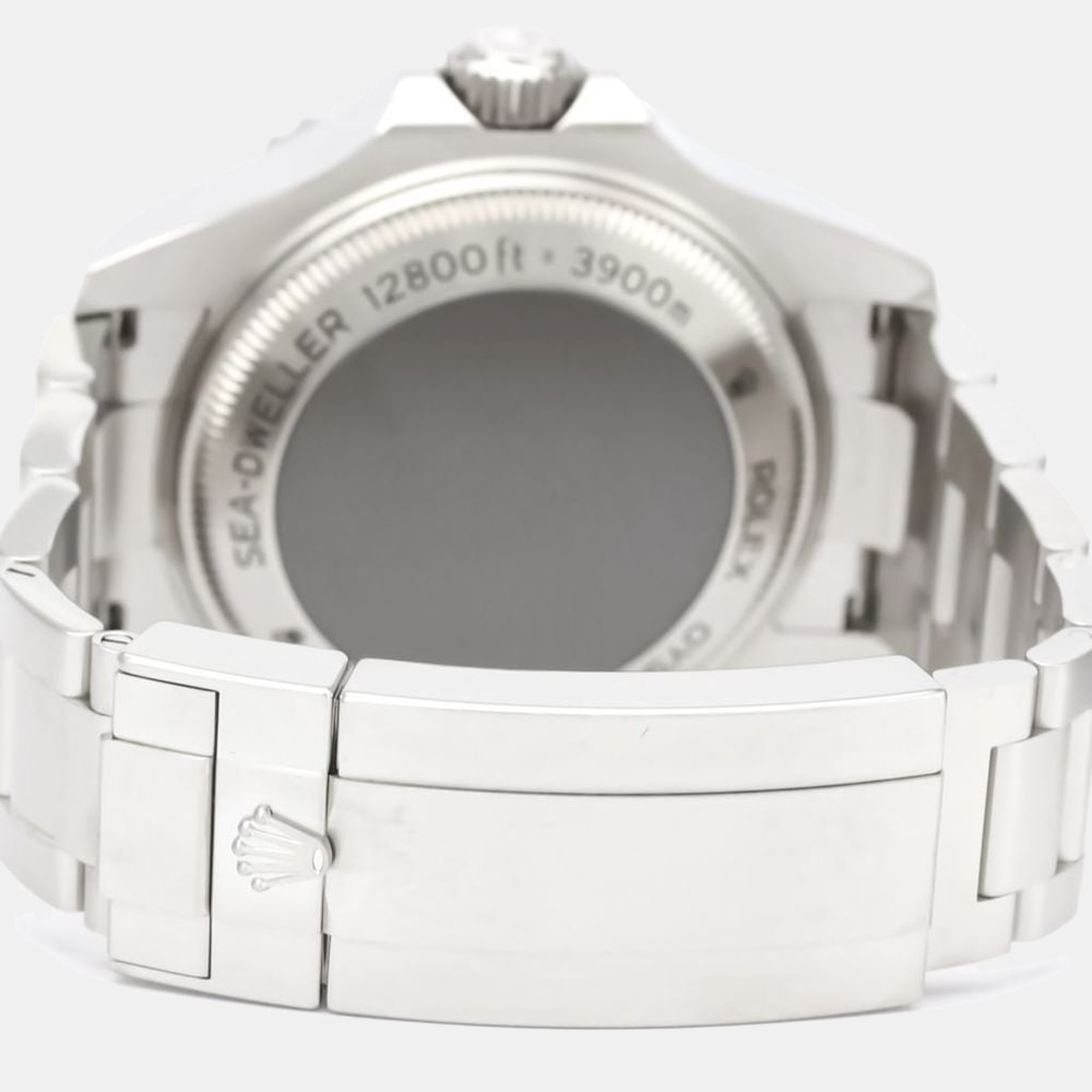 Rolex Black Stainless Steel Sea-Dweller Deepsea 126660 Automatic Men's Wristwatch 44 Mm
