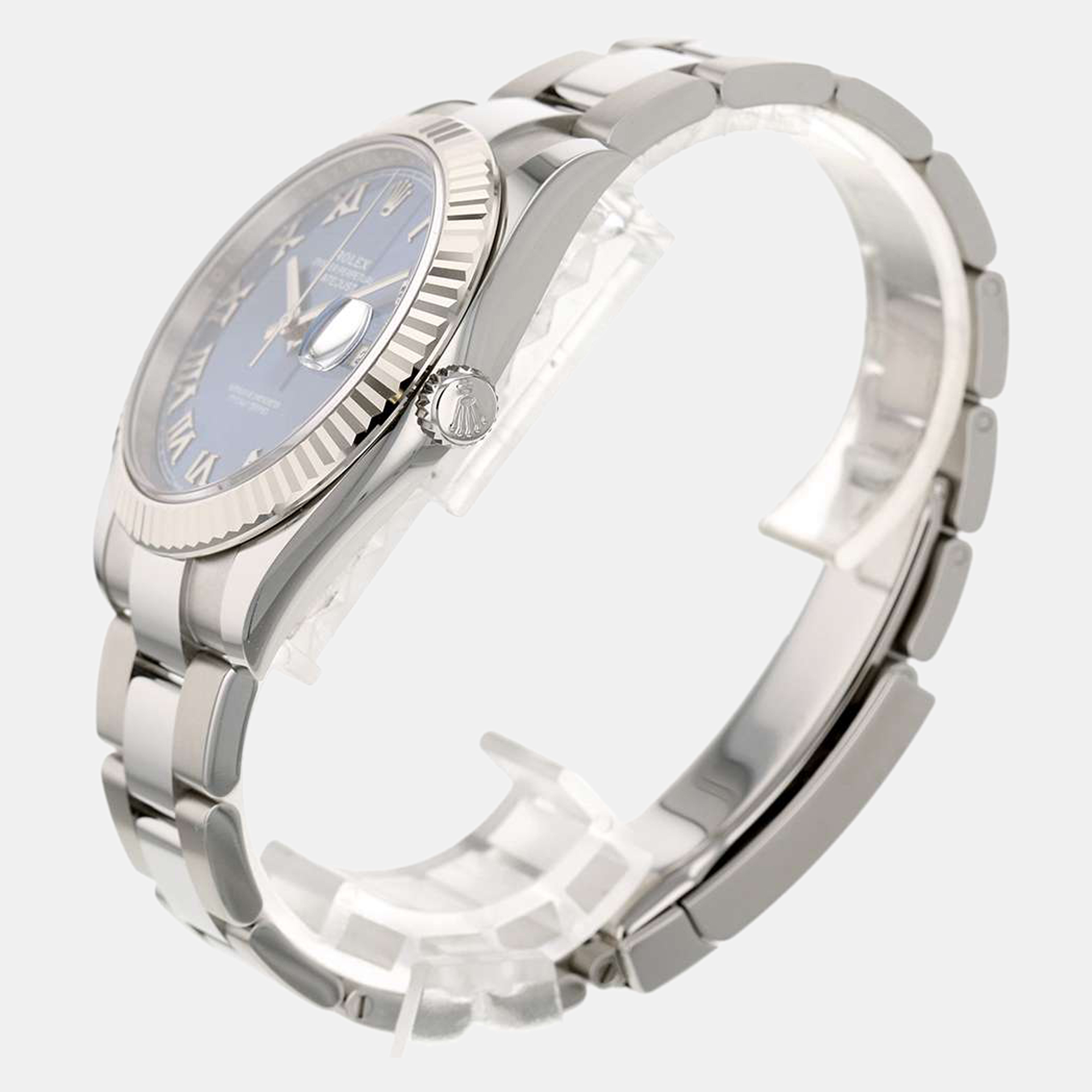 Rolex Blue 18k White Gold And Stainless Steel Datejust 126334 Automatic Men's Wristwatch 41 mm
Rolex Blue 18k White Gold And Stainless Steel Datejust 126334 Automatic Men's Wristwatch 41 mm