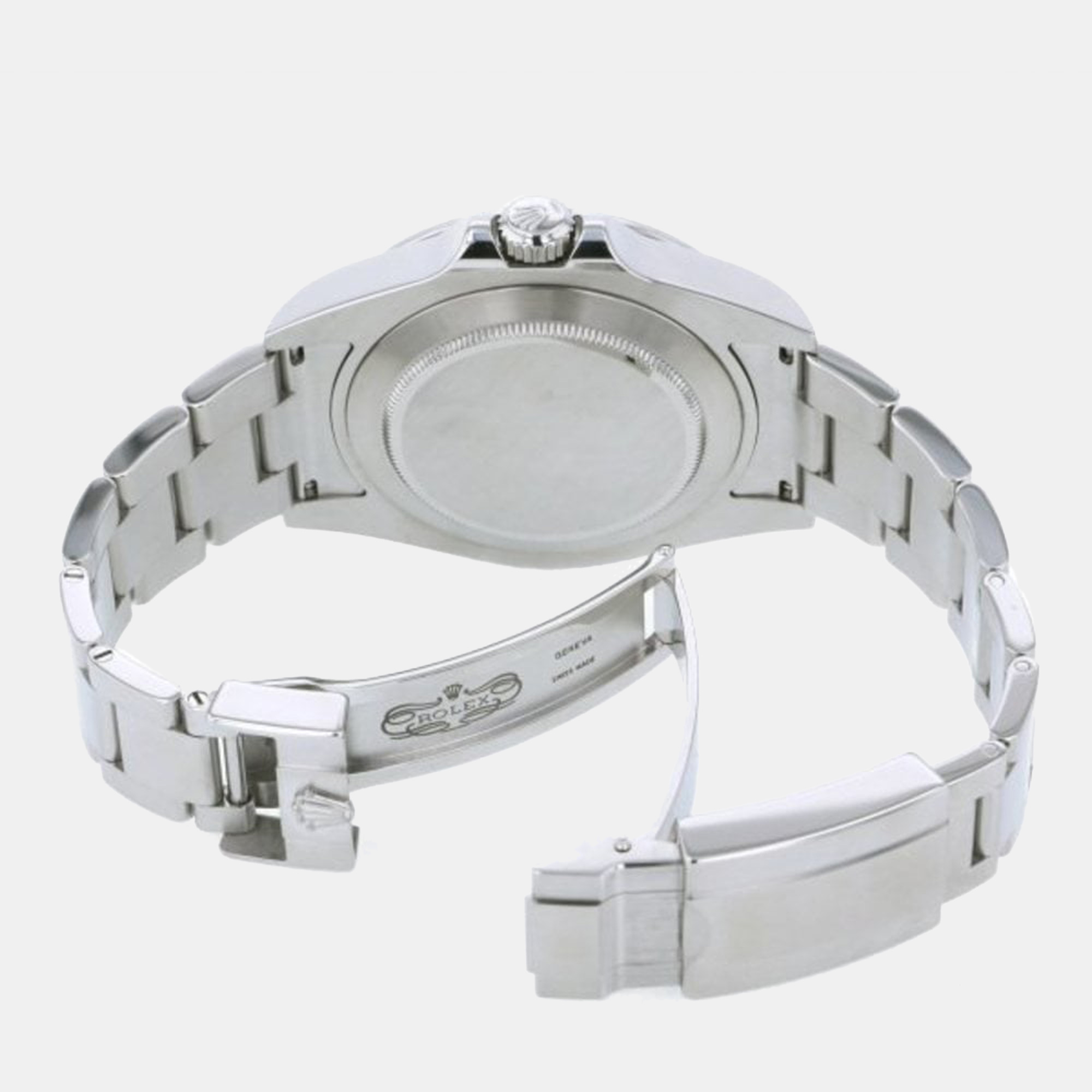 Rolex Black Stainless Steel Explorer II 216570 Automatic Men's Wristwatch 40 Mm