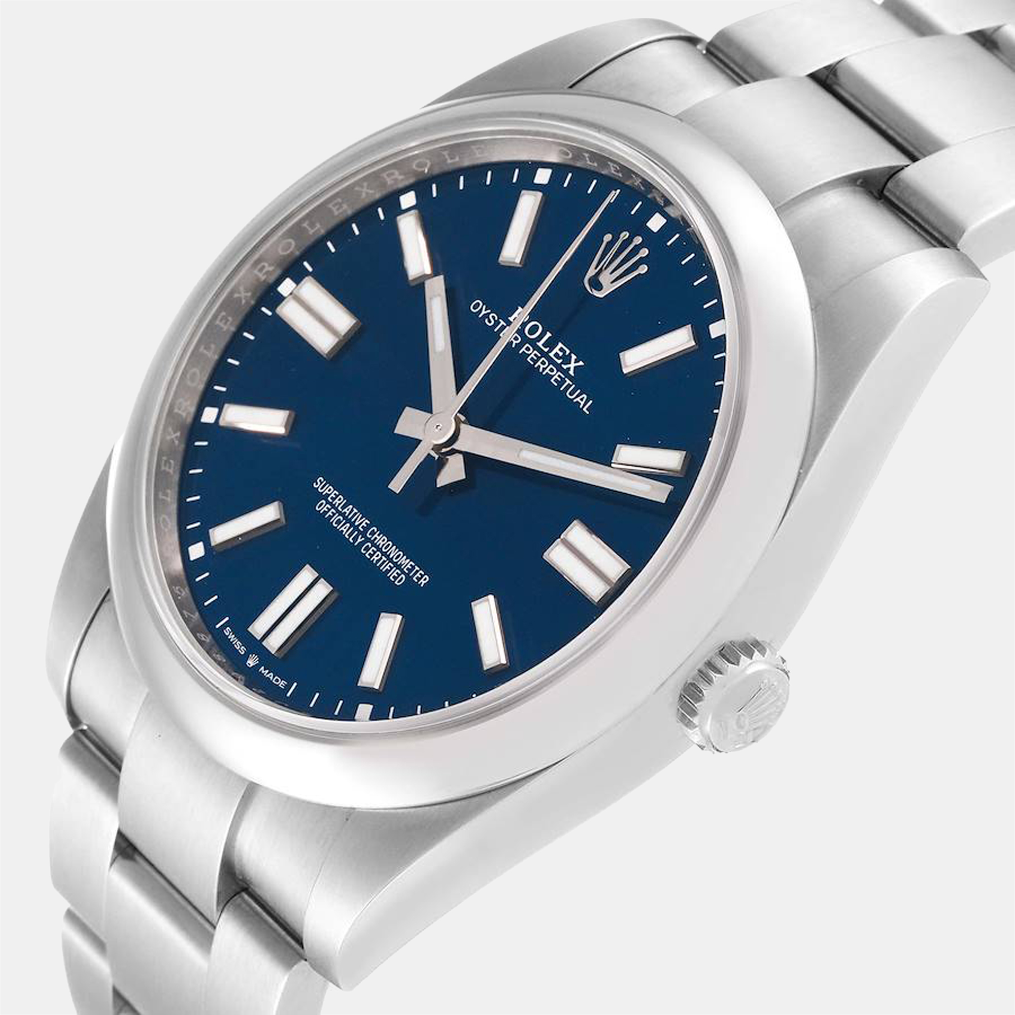 Rolex Blue Stainless Steel Oyster Perpetual 124300 Automatic Men's Wristwatch 41 mm
Rolex Blue Stainless Steel Oyster Perpetual 124300 Automatic Men's Wristwatch 41 mm
