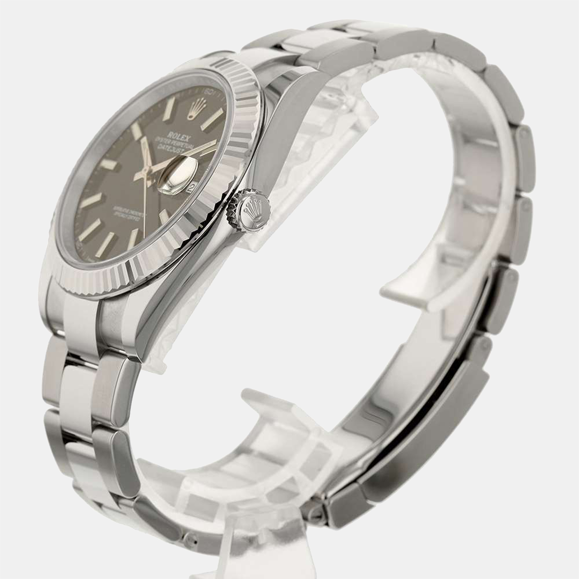 Rolex Black 18K White Gold And Stainless Steel Datejust 126334 Automatic Men's Wristwatch 41 mm
Rolex Black 18K White Gold And Stainless Steel Datejust 126334 Automatic Men's Wristwatch 41 mm