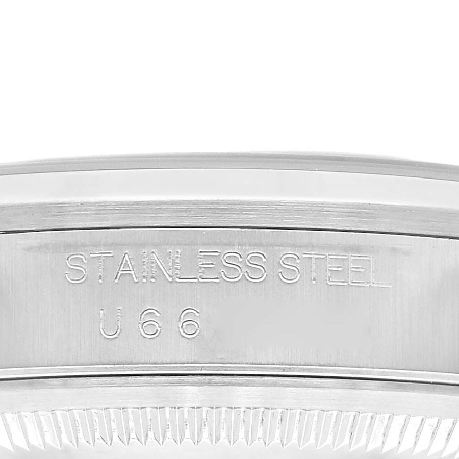 Rolex Salmon Stainless Steel Datejust 16200 Automatic Men's Wristwatch 36 Mm