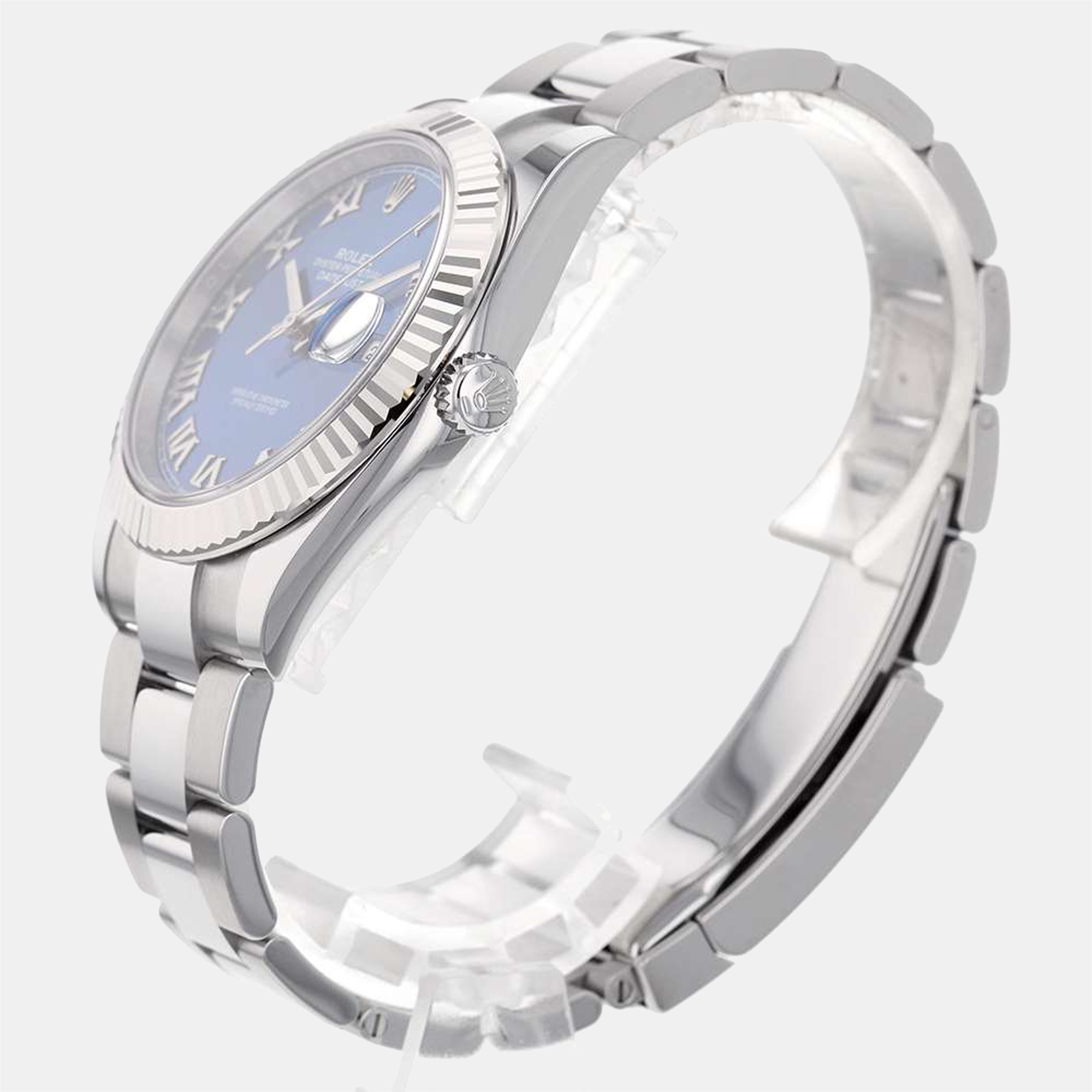 Rolex Blue 18K White Gold And Stainless Steel Datejust 126334 Automatic Men's Wristwatch 41 mm
Rolex Blue 18K White Gold And Stainless Steel Datejust 126334 Automatic Men's Wristwatch 41 mm