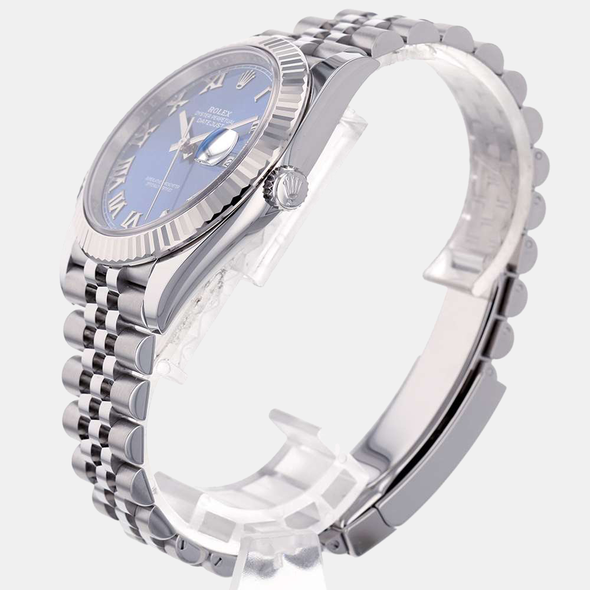 Rolex Blue 18K White Gold And Stainless Steel Datejust 126334 Automatic Men's Wristwatch 41 mm
Rolex Blue 18K White Gold And Stainless Steel Datejust 126334 Automatic Men's Wristwatch 41 mm