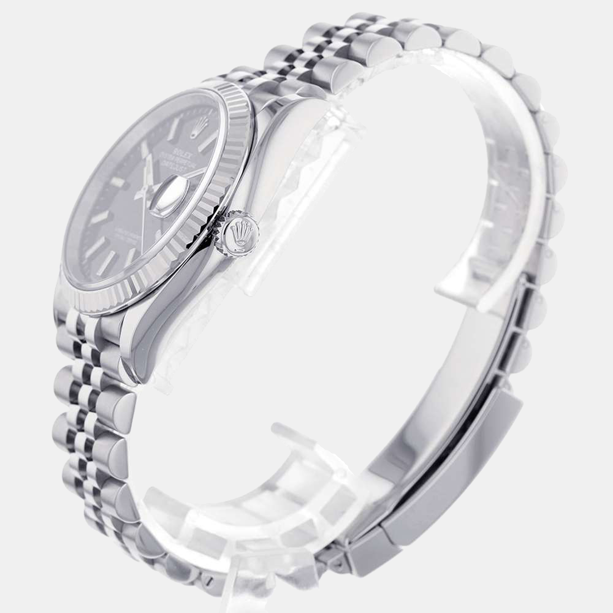 Rolex Black 18K White Gold And Stainless Steel Datejust 126234 Automatic Men's Wristwatch 36 mm
Rolex Black 18K White Gold And Stainless Steel Datejust 126234 Automatic Men's Wristwatch 36 mm