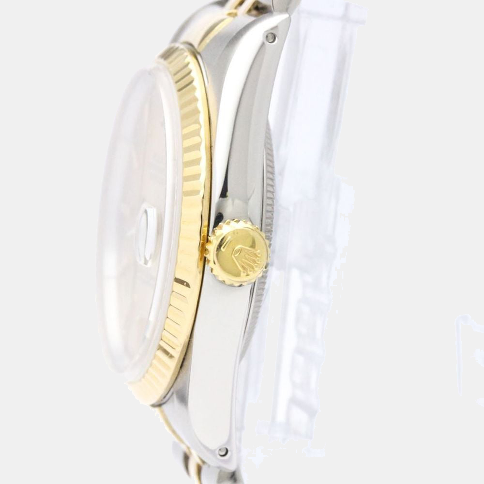 Rolex Champagne 18k Yellow Gold And Stainless Steel Datejust 16233 Men's Wristwatch 36 mm
Rolex Champagne 18k Yellow Gold And Stainless Steel Datejust 16233 Men's Wristwatch 36 mm