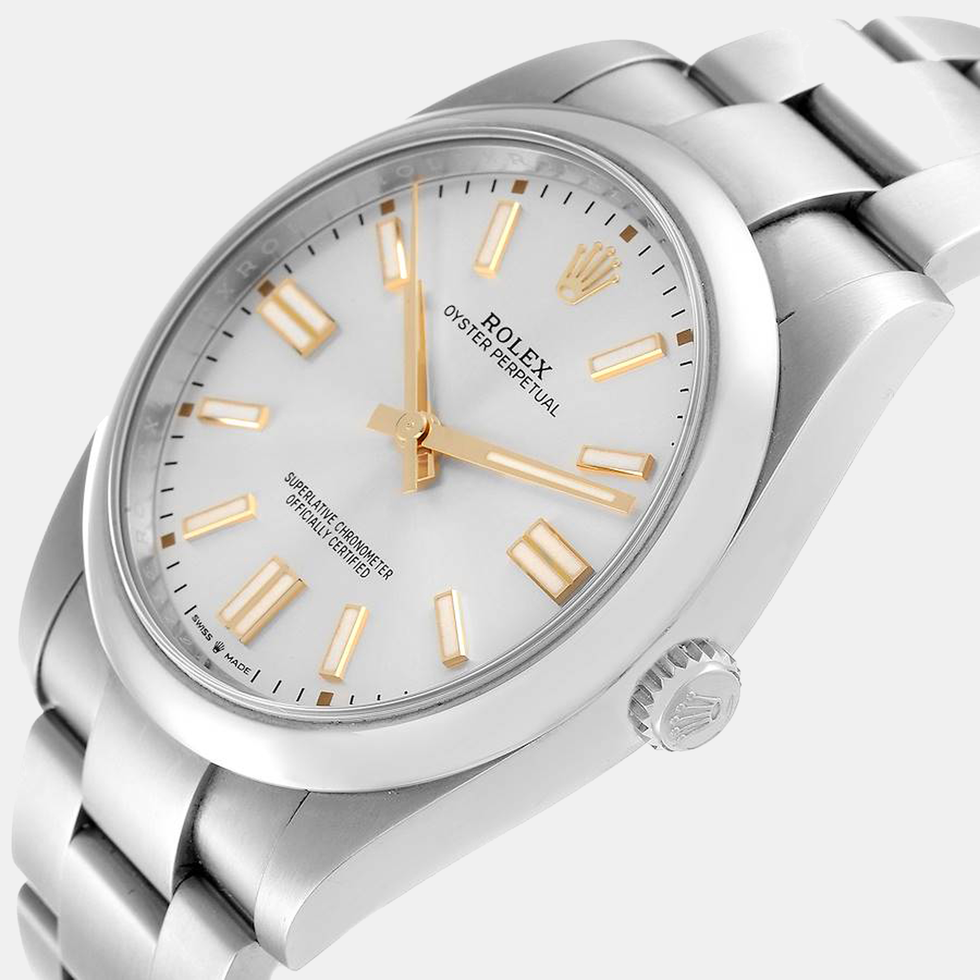 Rolex Silver Stainless Steel Oyster Perpetual 124300 Automatic Men's Wristwatch 41 mm
Rolex Silver Stainless Steel Oyster Perpetual 124300 Automatic Men's Wristwatch 41 mm