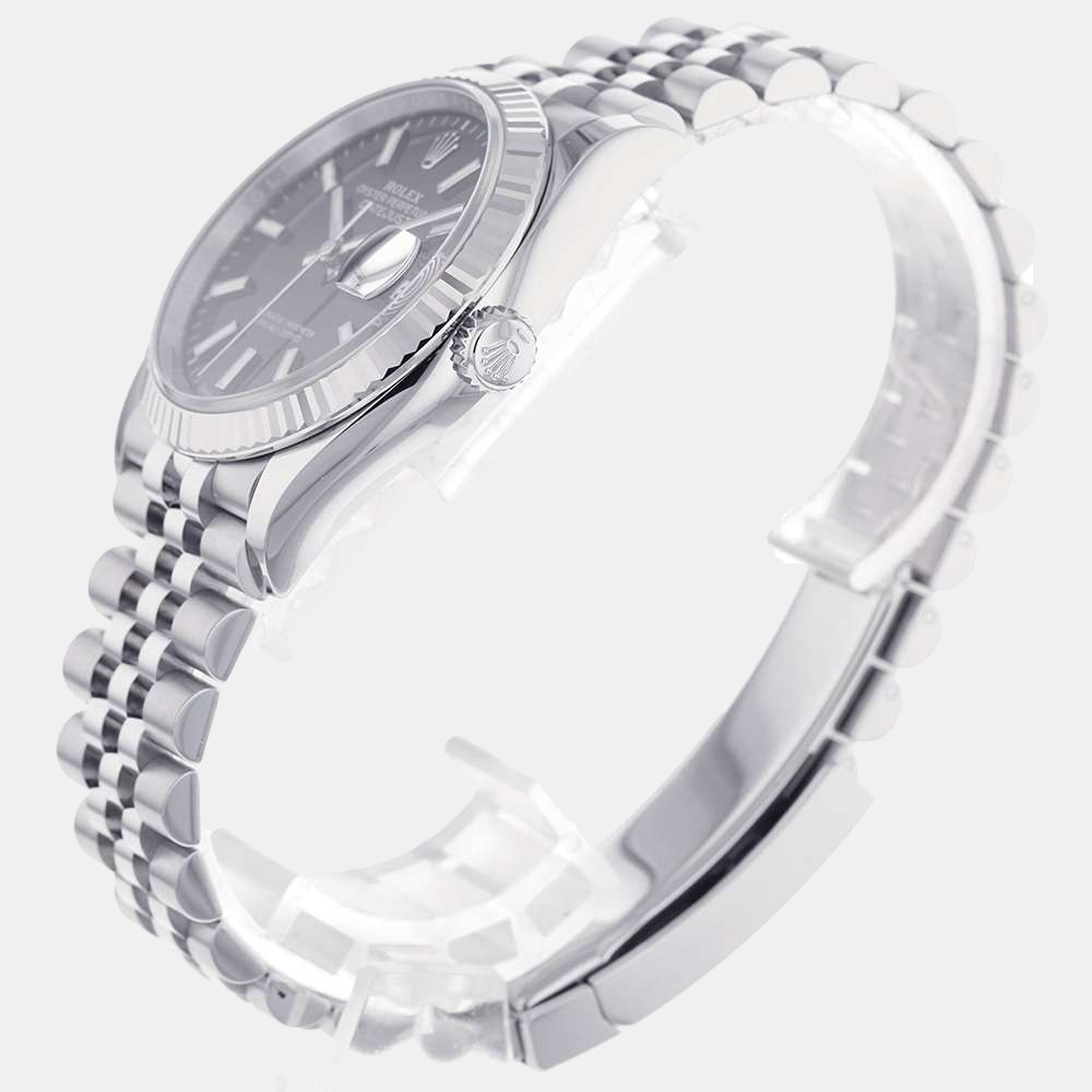 Rolex Black Stainless Steel Datejust 126234 Automatic Men's Wristwatch 36 mm
Rolex Black Stainless Steel Datejust 126234 Automatic Men's Wristwatch 36 mm
