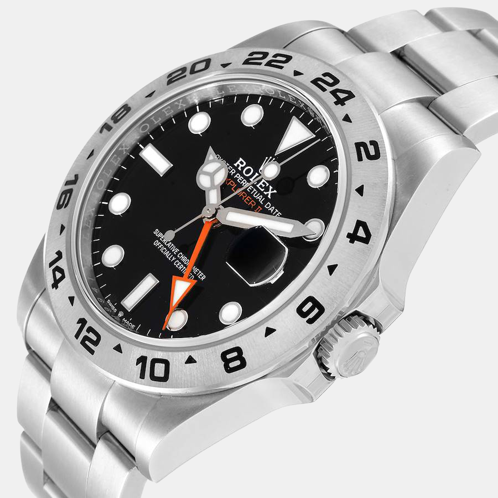 Rolex Black Stainless Steel Explorer II 226570 Men's Wristwatch 42 mm
Rolex Black Stainless Steel Explorer II 226570 Men's Wristwatch 42 mm