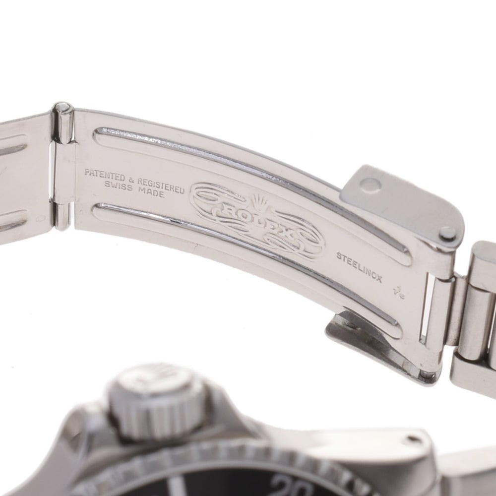 Rolex Black Stainless Steel Submariner 5513 Automatic Men's Wristwatch 40mm
