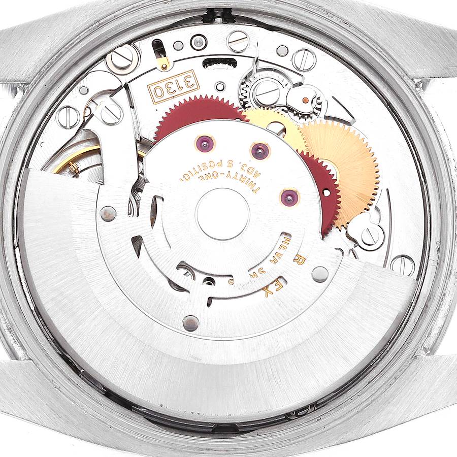 Rolex Silver Stainless Steel Air-King 114210 Men's Wristwatch 34 Mm