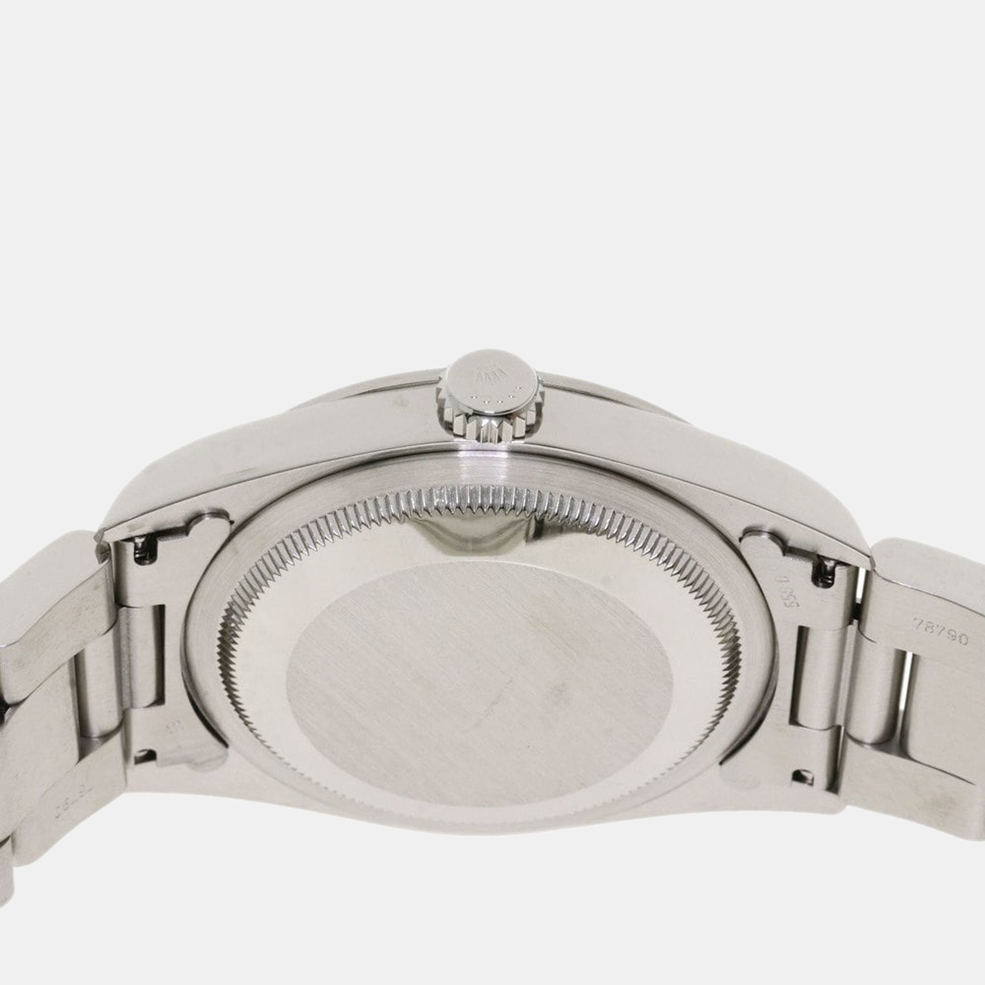 Rolex Black Stainless Steel Explorer 14270 Men's Wristwatch 36 Mm