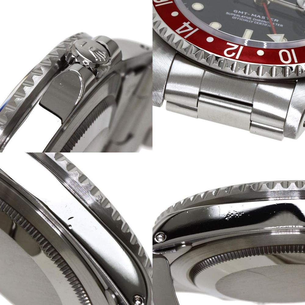 Rolex Black Stainless Steel GMT-Master Pepsi 16700 Men's Wristwatch 40 Mm