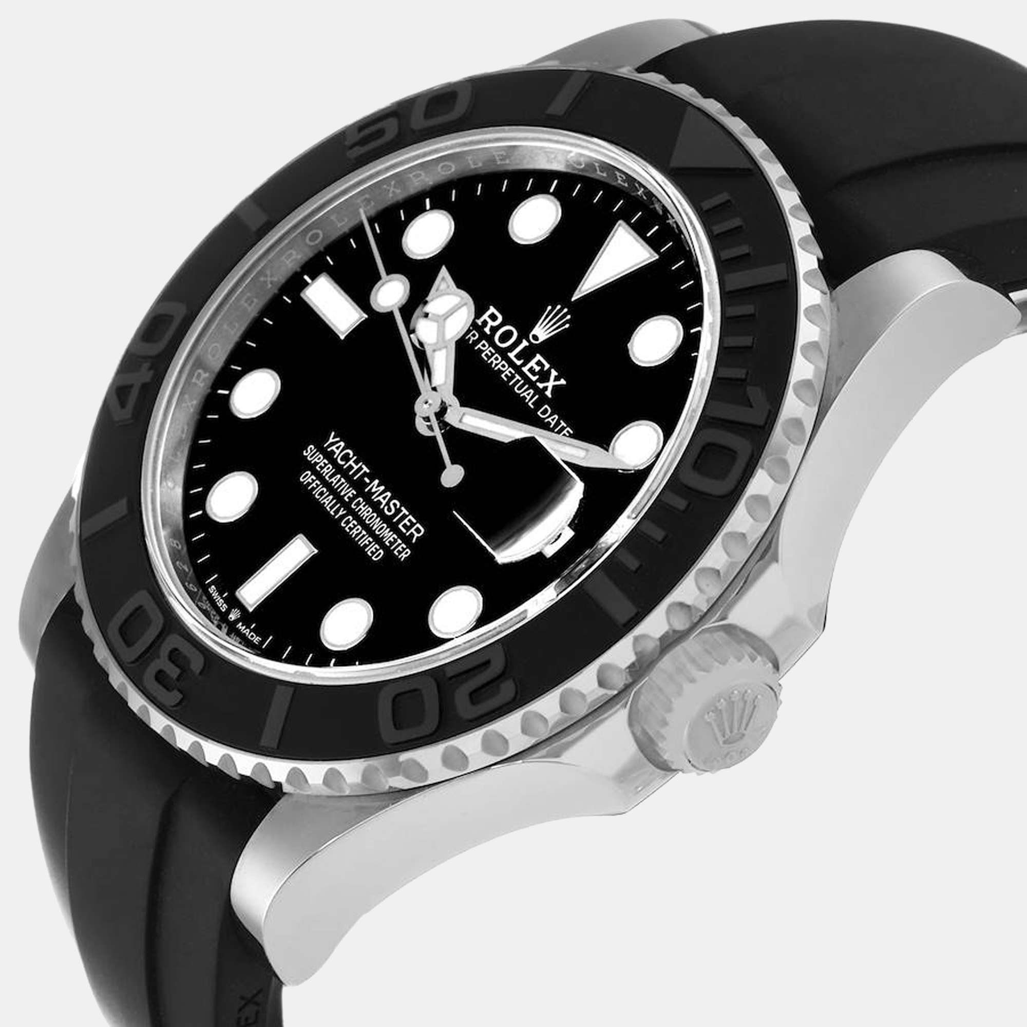 Rolex Yachtmaster White Gold Oysterflex Bracelet Mens Watch 226659 Unworn, Black
Rolex Yachtmaster White Gold Oysterflex Bracelet Mens Watch 226659 Unworn, Black