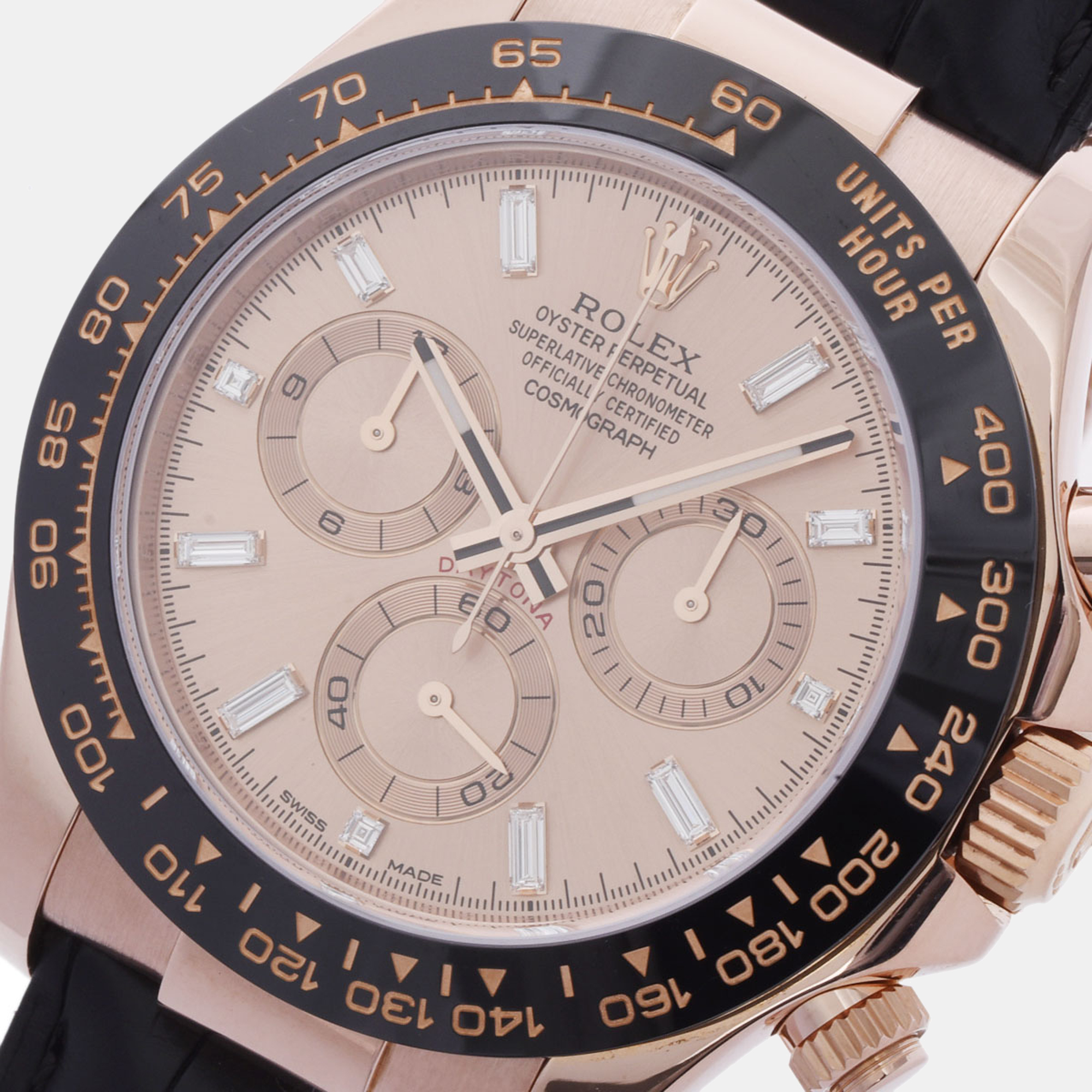 Rolex Pink 18K Rose Gold Cosmograph Daytona 116515LNA Men's Wristwatch 40 mm
Rolex Pink 18K Rose Gold Cosmograph Daytona 116515LNA Men's Wristwatch 40 mm