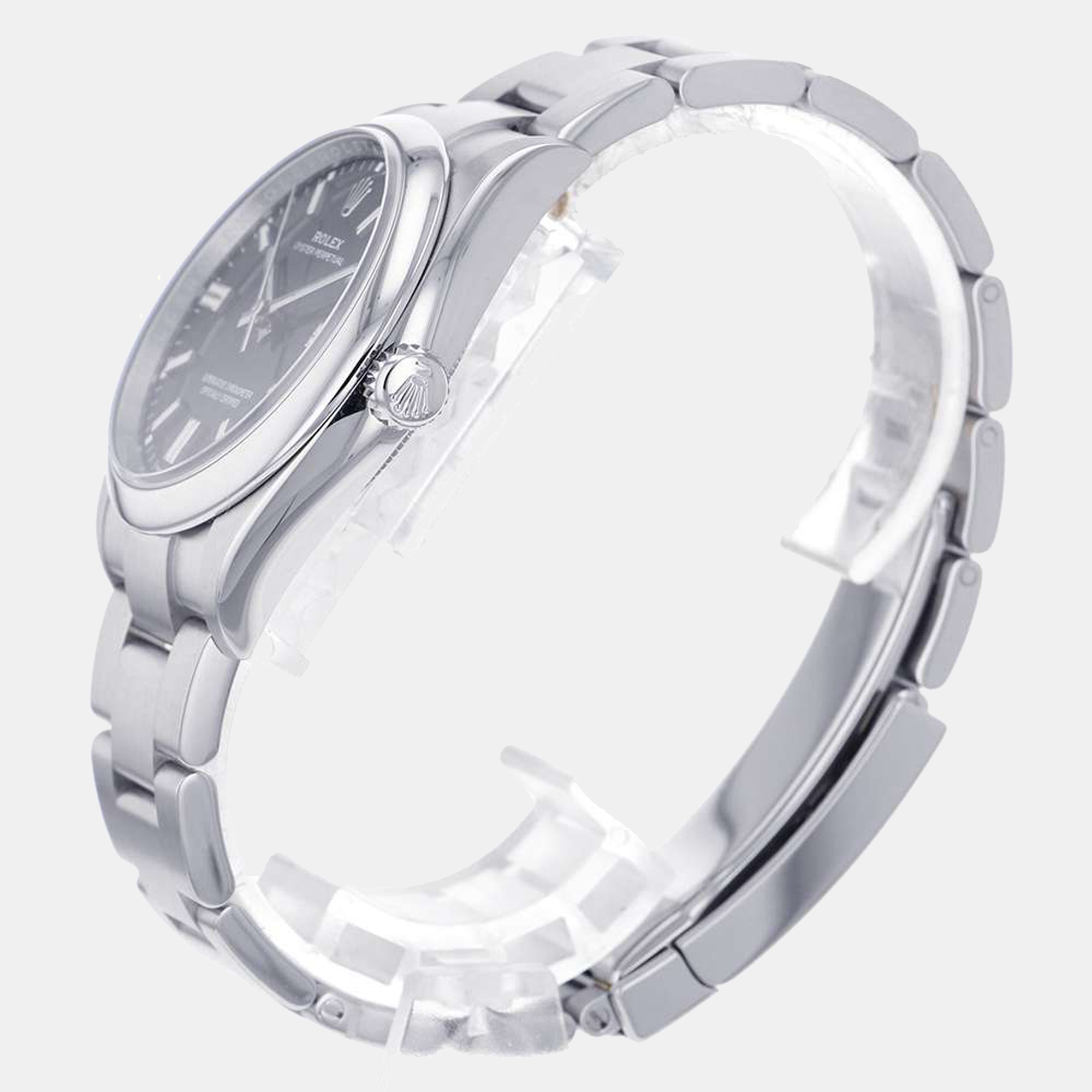 Rolex Black Stainless Steel Oyster Perpetual 126000 Men's Wristwatch 36 mm
Rolex Black Stainless Steel Oyster Perpetual 126000 Men's Wristwatch 36 mm