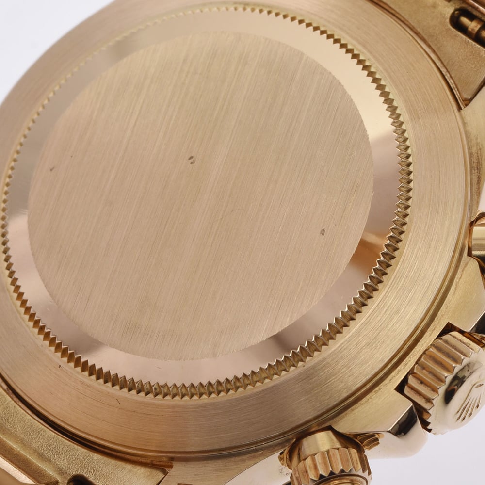 Rolex Black Diamonds 18K Yellow Gold Cosmograph Daytona 16528G Men's Wristwatch 40 Mm