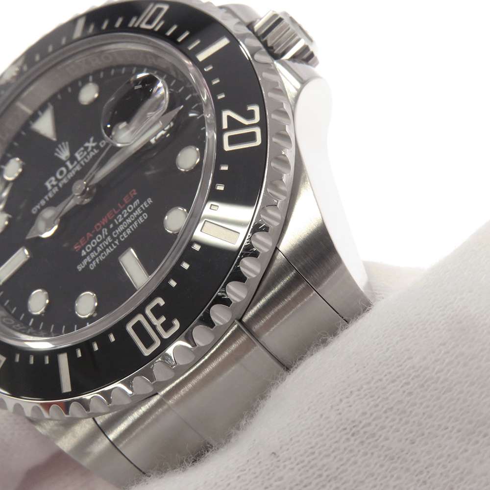 Rolex Black Stainless Steel Sea-Dweller 126600 Men's Wristwatch 43 Mm