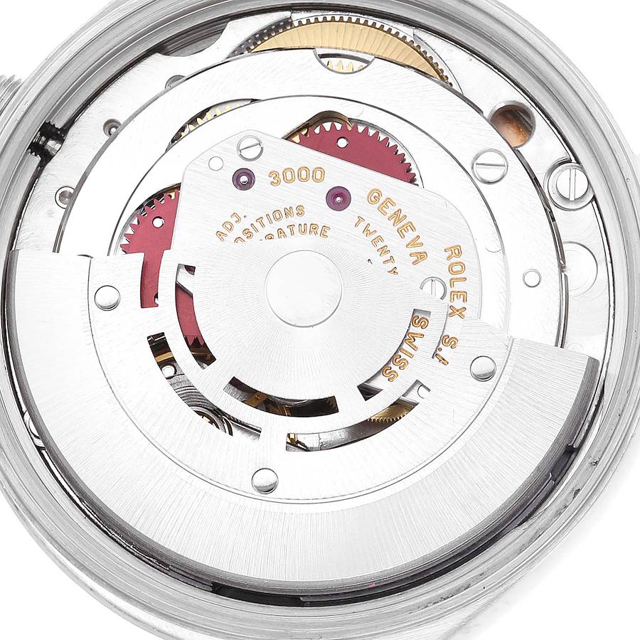 Rolex Air King 34mm Silver Dial Smooth Bezel Steel Mens Watch 14000