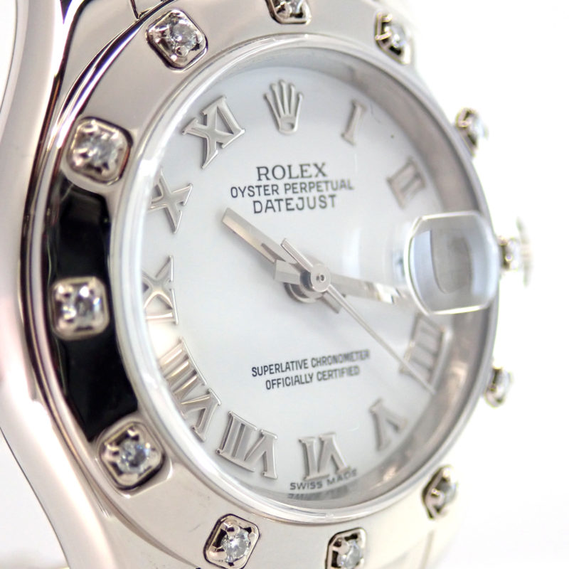 Rolex White Gold Datejust Pearl Master 80319 Men's Watch 29 Mm