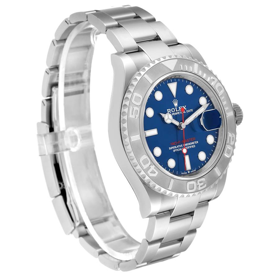 Rolex Yachtmaster Steel Platinum Blue Dial Men's Watch 126622 40 Mm