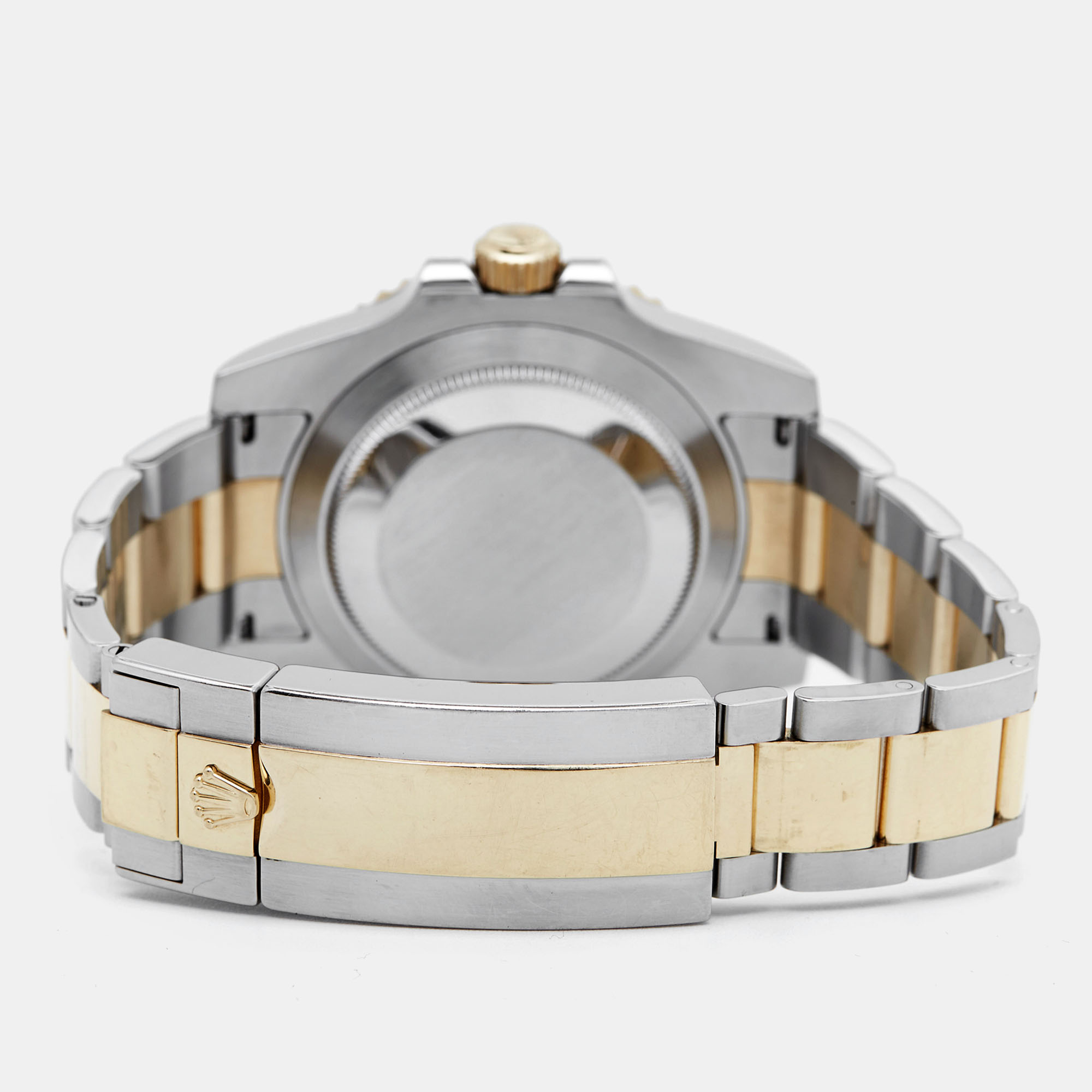 Rolex Blue 18K Yellow Gold Stainless Steel Submariner 116613 Men's Wristwatch 40 Mm