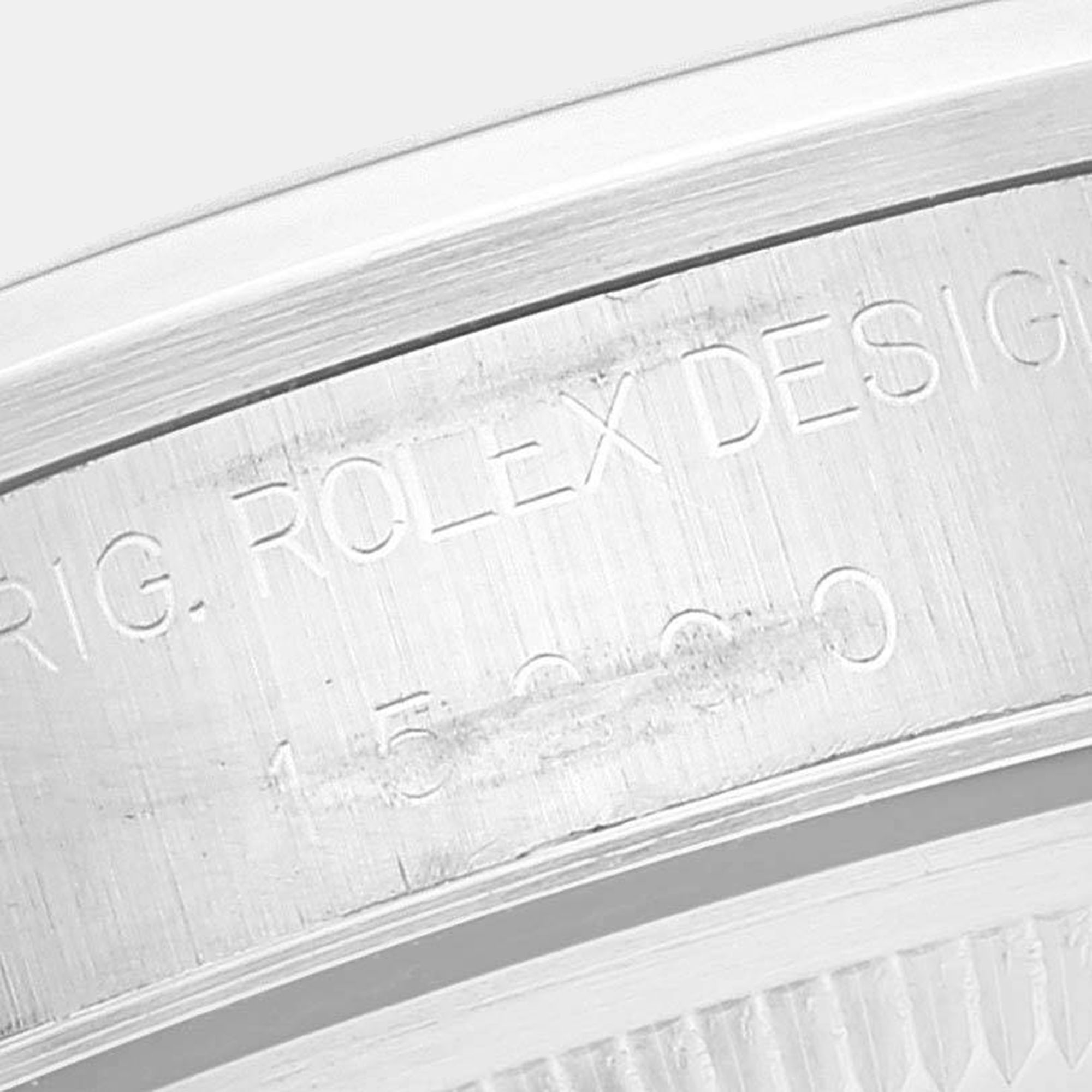 Rolex Date White Dial Oyster Bracelet Steel Men's Watch 15200 34 Mm
