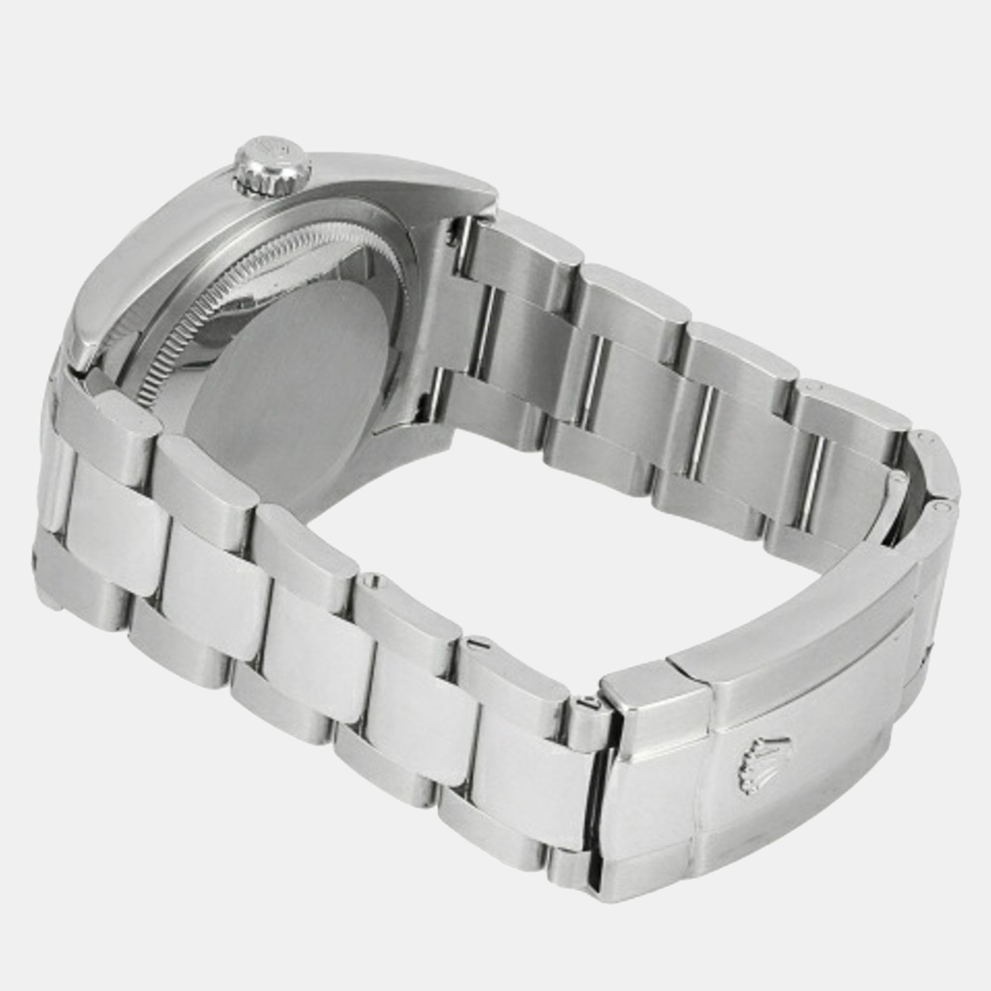 Rolex Blue Stainless Steel Datejust 116200 Automatic Men's Wristwatch 36 Mm