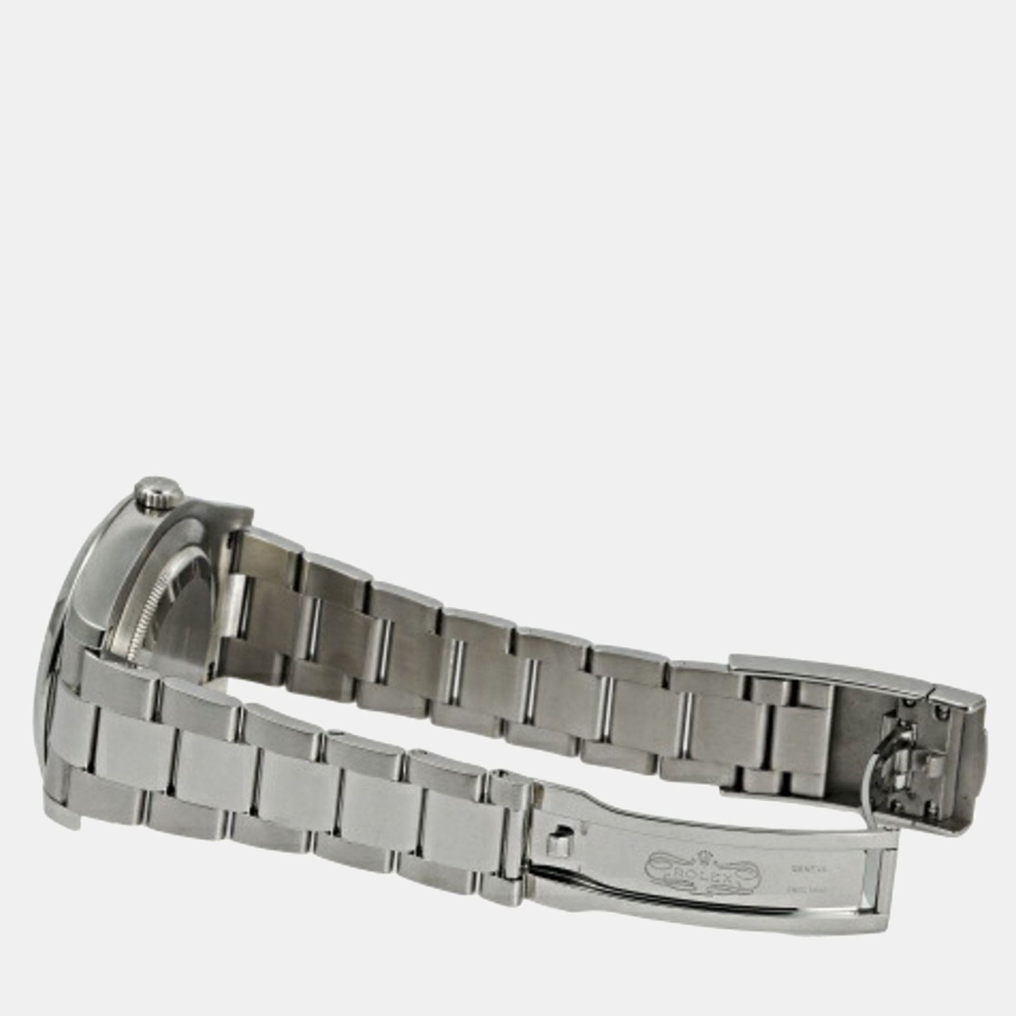Rolex Black Stainless Steel Datejust II 116300 Automatic Men's Wristwatch 41 Mm