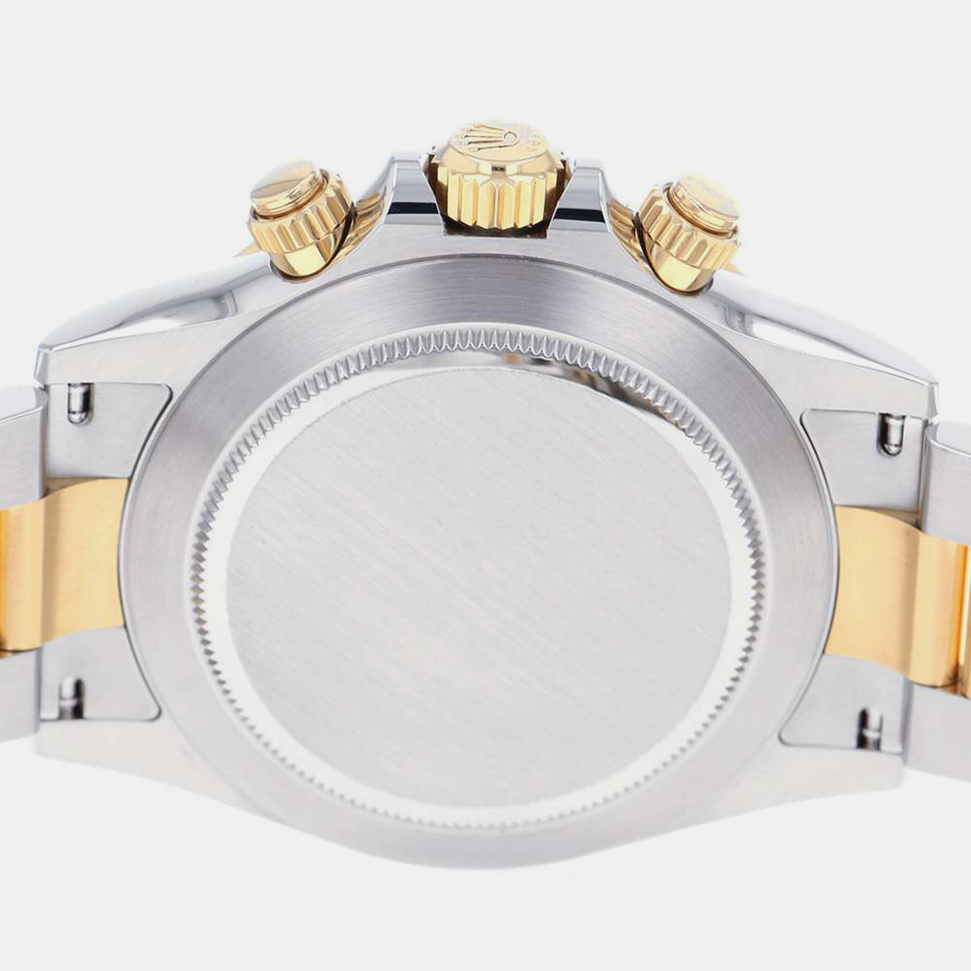 Rolex Black Diamond 18k Yellow Gold And Stainless Steel Cosmograph Daytona 116503 Automatic Men's Wristwatch 40 Mm
