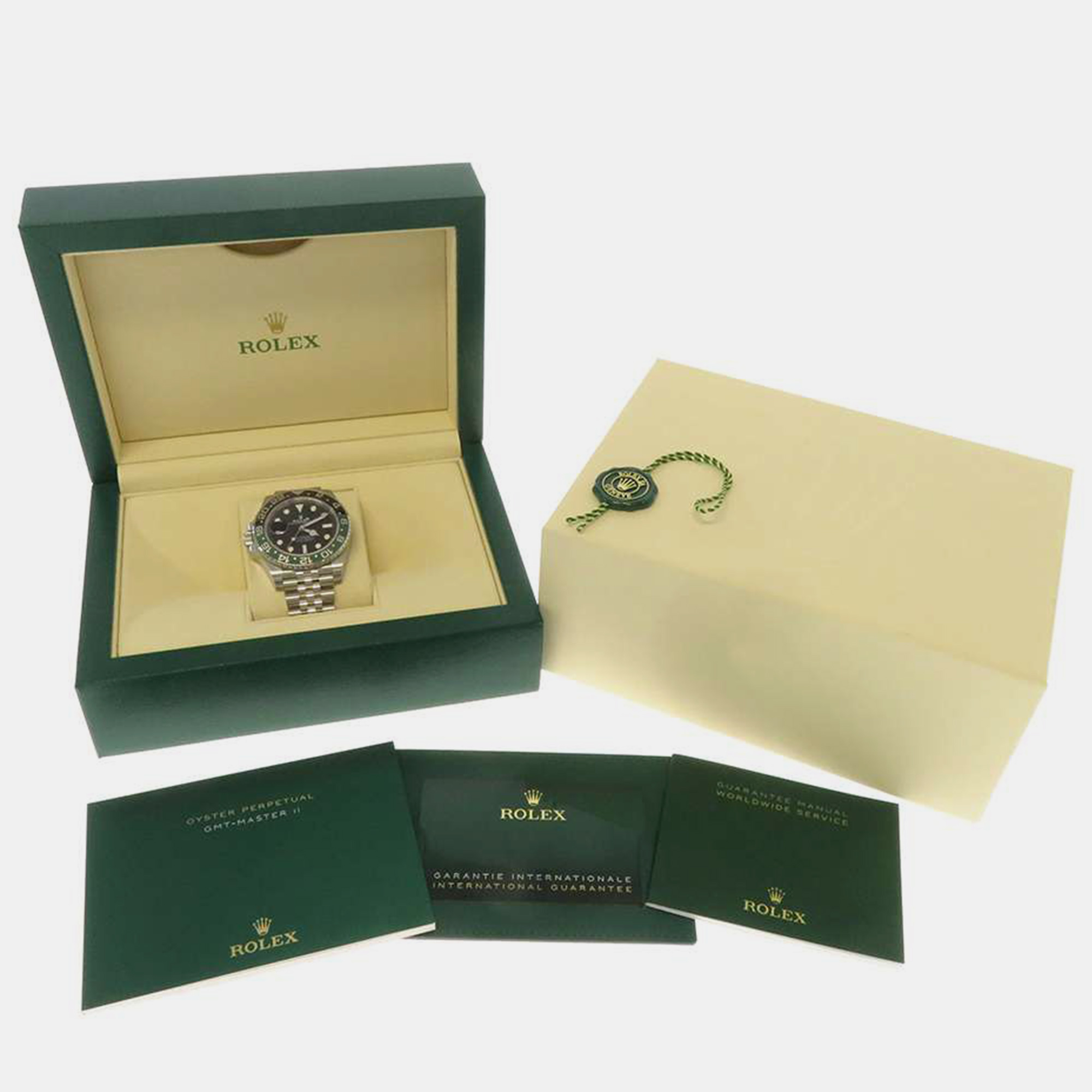 Rolex Black Stainless Steel GMT-Master II 126720 Automatic Men's Wristwatch 40 Mm
